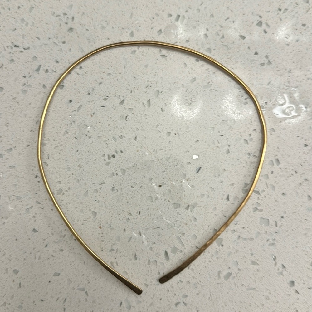 Alexis Russell gold filled cuff necklace